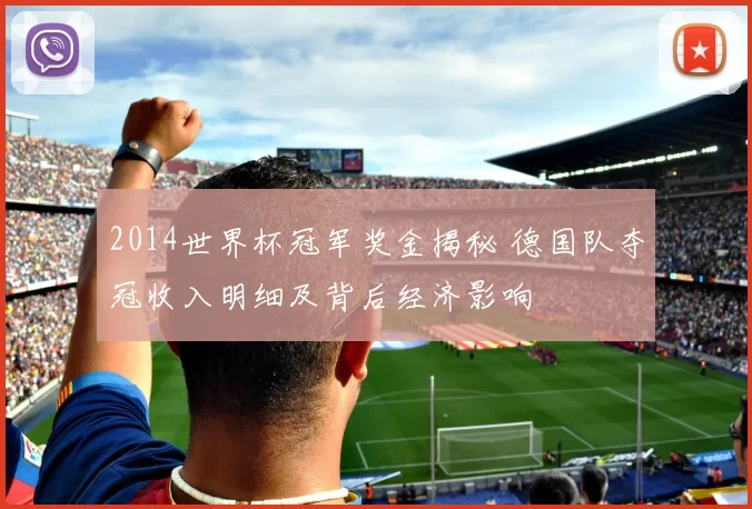 2014世界杯冠军奖金揭秘 德国队夺冠收入明细及背后经济影响