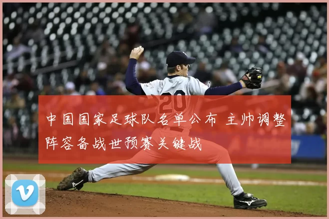中国国家足球队名单公布 主帅调整阵容备战世预赛关键战